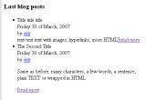 last blog posts 1